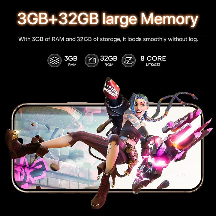 i16 Pro Max / A08, 3GB+32GB, 6.73 inch Screen, Face Identification, Android 8.1 MTK6753 Octa Core, Network: 3G, Dual SIM, AU Plu