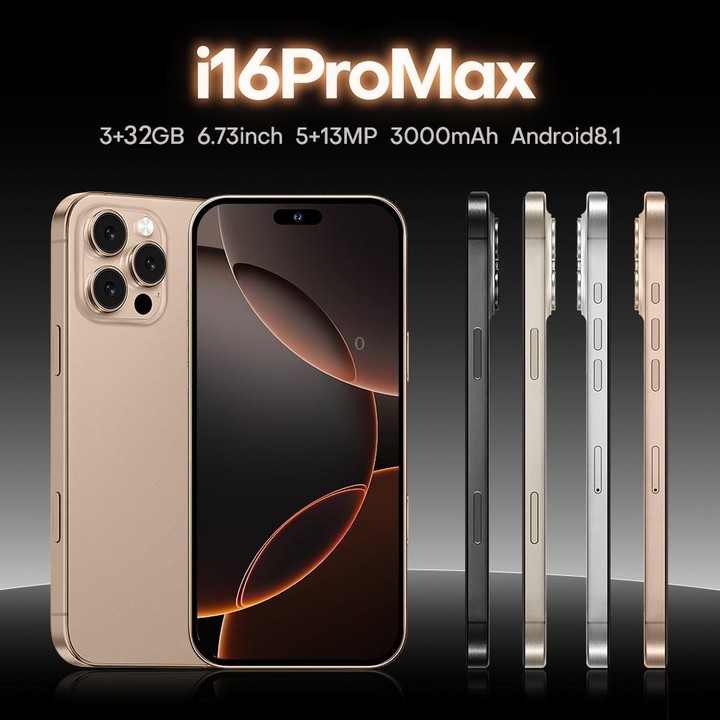i16 Pro Max / A08, 3GB+32GB, 6.73 inch Screen, Face Identification, Android 8.1 MTK6753 Octa Core, Network: 3G, Dual SIM, UK Plu