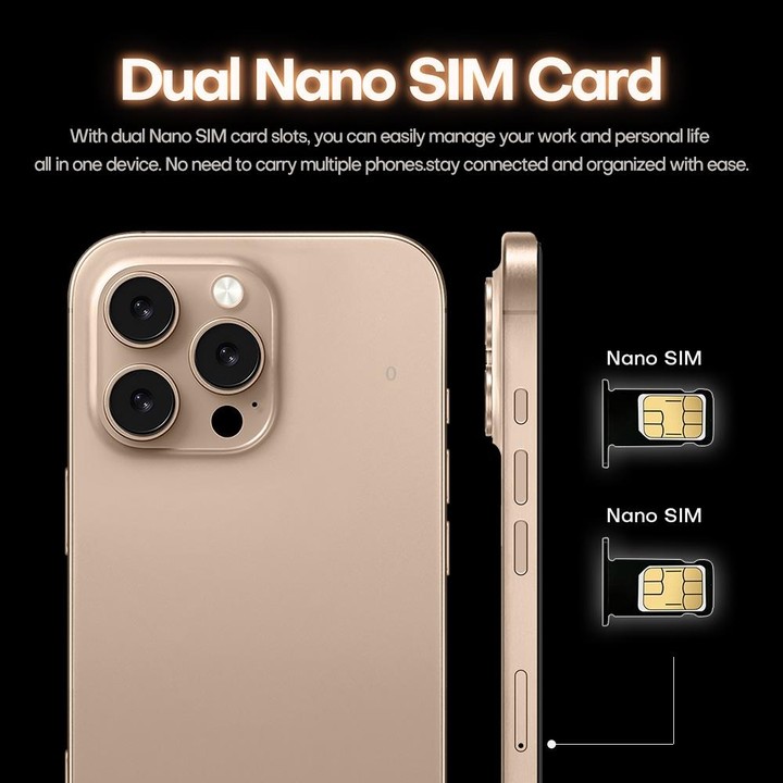 i16 Pro Max / A08A, 3GB+64GB, 6.73 inch Screen, Face Identification, Android 8.1 MTK6753 Octa Core, Network: 4G, Dual SIM, EU Pl