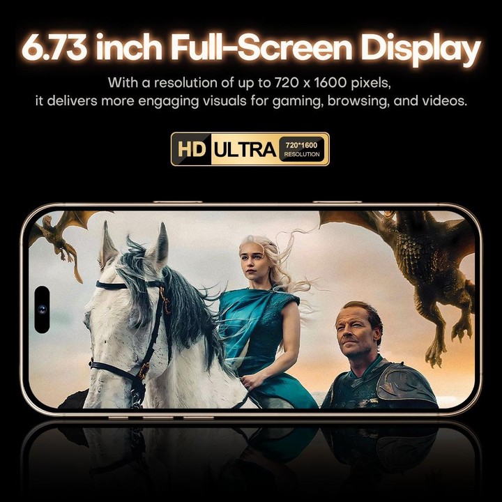 i16 Pro Max / A08A, 3GB+64GB, 6.73 inch Screen, Face Identification, Android 8.1 MTK6753 Octa Core, Network: 4G, Dual SIM, US Pl