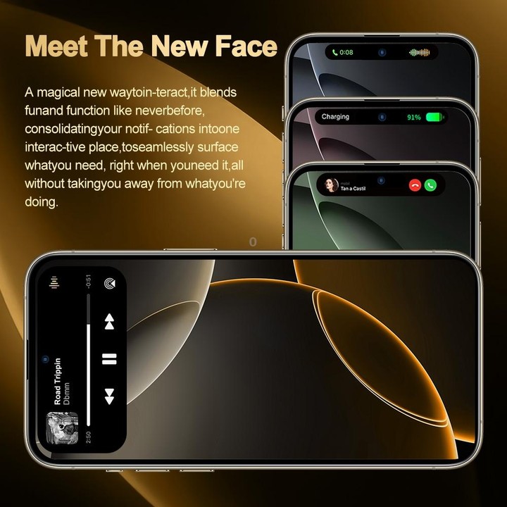 i16 Pro Max / Q5, 2GB+16GB, 6.5 inch Screen, Face Identification, Android 8.1 MTK6580P Quad Core, Network: 3G, Dual SIM, AU Plug