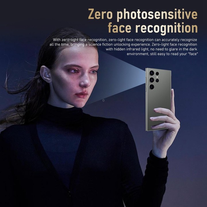 S24 Ultra / M106, 3GB+64GB, Face ID Identification, 6.75 inch Android 8.1 MTK6753 Octa Core, Network: 4G, Dual SIM (Black)