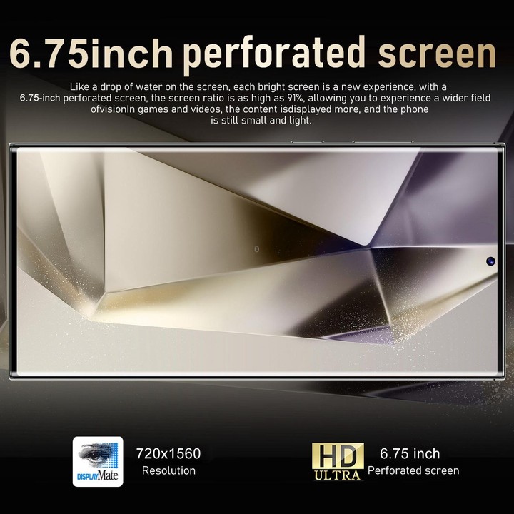 S24 Ultra / M106, 3GB+64GB, Face ID Identification, 6.75 inch Android 8.1 MTK6753 Octa Core, Network: 4G, Dual SIM (Black)
