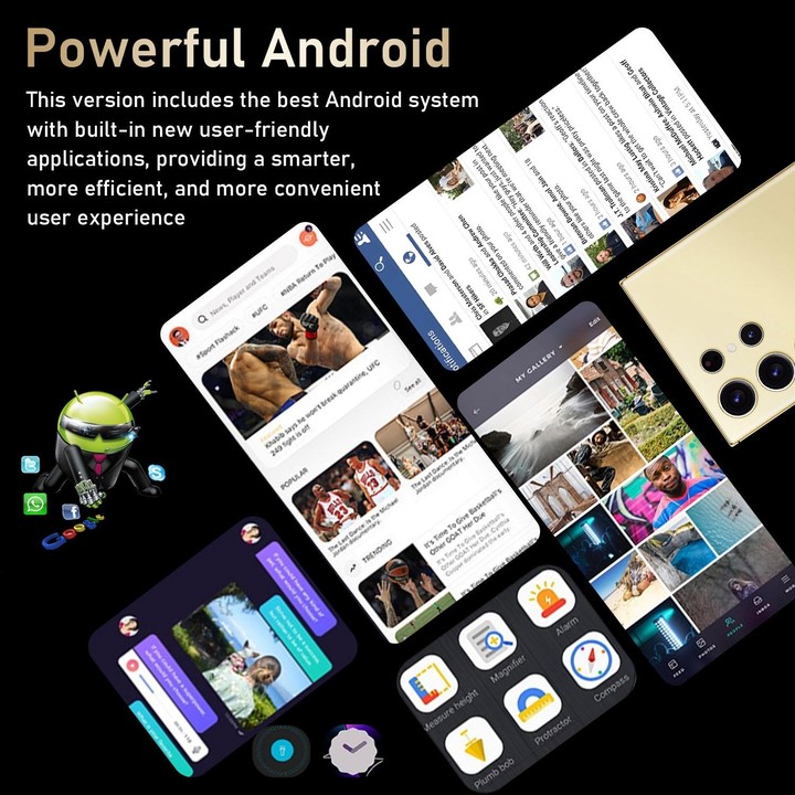 S24 Ultra / M106, 3GB+64GB, Face ID Identification, 6.75 inch Android 8.1 MTK6753 Octa Core, Network: 4G, Dual SIM (Yellow)