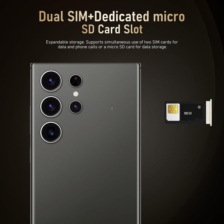 S24 Ultra / M106, 3GB+64GB, Face ID Identification, 6.75 inch Android 8.1 MTK6753 Octa Core, Network: 4G, Dual SIM (Yellow)