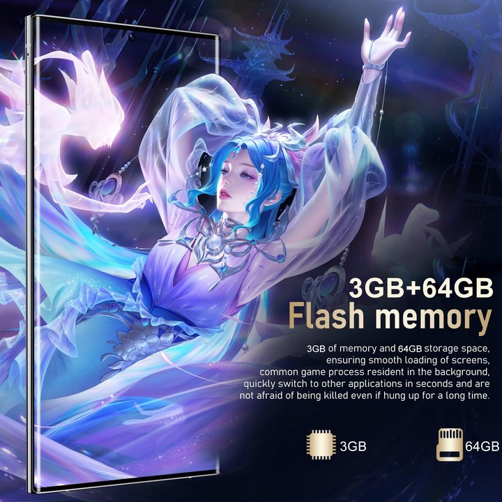 S24 Ultra / M106, 3GB+64GB, Face ID Identification, 6.75 inch Android 8.1 MTK6753 Octa Core, Network: 4G, Dual SIM (Yellow)