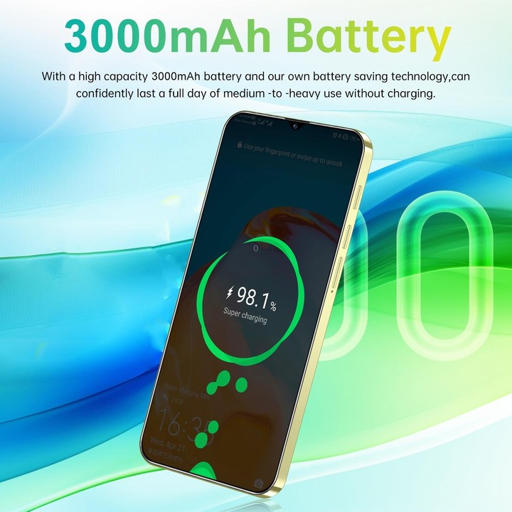 C55 / SDT80, 2GB+16GB, Face Identification, 6.28 inch Screen Android 8.1 MTK6737 Quad Core, Network: 4G, Dual SIM (Green)