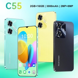 C55 / SDT80, 2GB+16GB, Face Identification, 6.28 inch Screen Android 8.1 MTK6737 Quad Core, Network: 4G, Dual SIM (Gold)