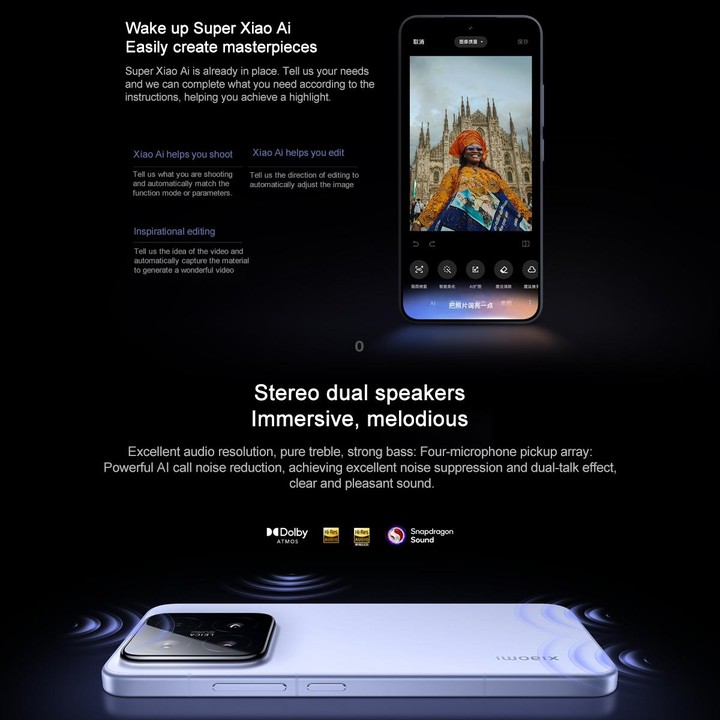 Xiaomi 15, 12GB+256GB, 6.36 inch Xiaomi HyperOS 2 Snapdragon 8 Elite Octa Core 3nm up to 4.32GHz, NFC, Network: 5G (White)
