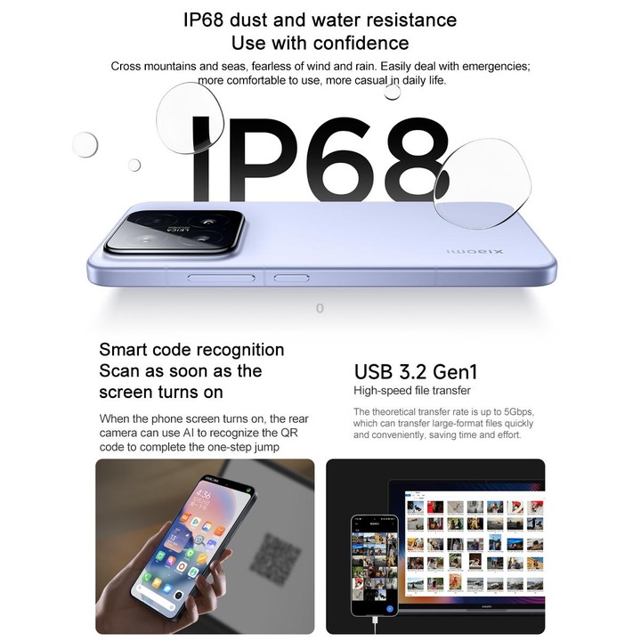Xiaomi 15, 16GB+512GB, 6.36 inch Xiaomi HyperOS 2 Snapdragon 8 Elite Octa Core 3nm up to 4.32GHz, NFC, Network: 5G (Purple)