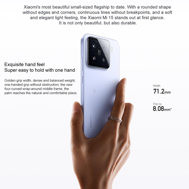 Xiaomi 15, 16GB+512GB, 6.36 inch Xiaomi HyperOS 2 Snapdragon 8 Elite Octa Core 3nm up to 4.32GHz, NFC, Network: 5G (White)
