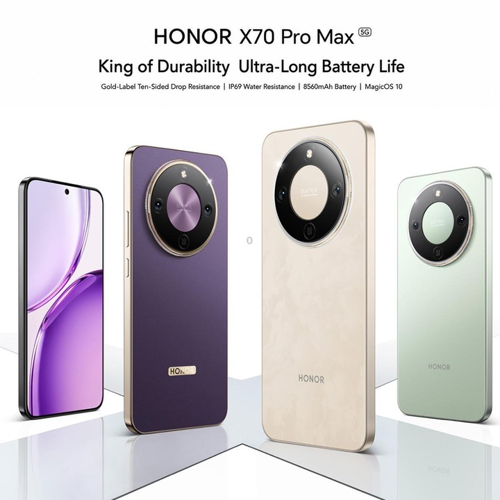 Honor X70 Pro Max, 8GB+256GB, Screen Fingerprint, 6.79 inch MagicOS 10.0 Snapdragon 6 Gen 4 Octa Core, Network: 5G, NFC, OTG (Ph