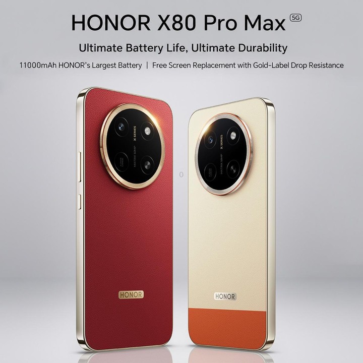 Honor X80 Pro Max, 8GB+512GB, Screen Fingerprint, 6.8 inch MagicOS 10.0 Snapdragon 6 Gen 5 Octa Core, Network: 5G, NFC, OTG (Ora
