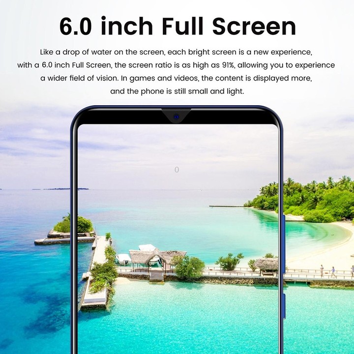 P45 Pro+, 1GB+8GB, 6.0 inch, Face Identification, Android 5.1 MTK6580 Quad Core, Network: 3G (Blue)
