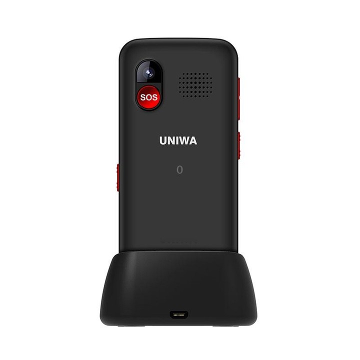 UNIWA V1000 4G Elder Mobile Phone, 2.31 inch, UNISOC TIGER T117, 1800mAh Battery, 21 Keys, Support BT, FM, MP3, MP4, SOS, Torch,