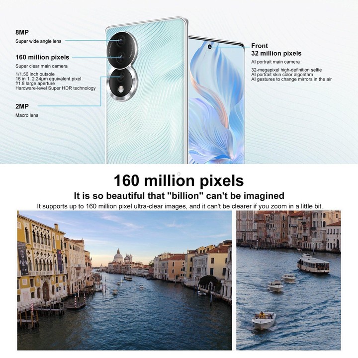 Honor 80 5G ANN-AN00, 160MP Cameras, 8GB+256GB, China Version, Triple Back Cameras, Screen Fingerprint Identification, 6.67 inch