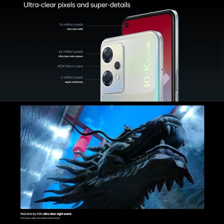 OPPO K10x 5G, 12GB+256GB, 64MP Camera, Chinese Version, Triple Rear Cameras, Side Fingerprint Identification, 6.59 inch ColorOS