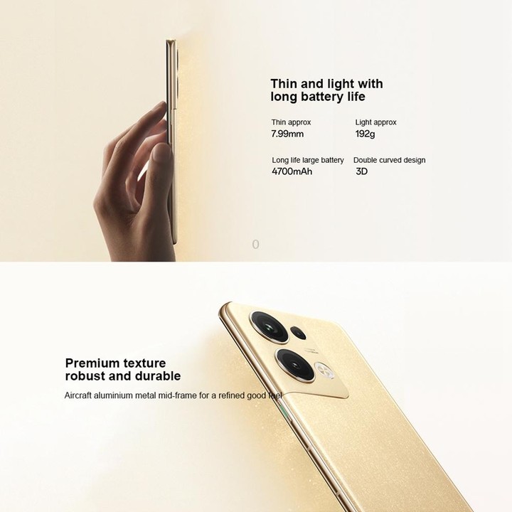 OPPO Reno9 Pro+ 5G, 16GB+512GB, 50MP Camera, Chinese Version, Triple Rear Cameras, 6.7 inch ColorOS 13 / Android 13 Qualcomm Sna