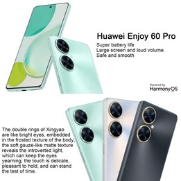 Huawei Enjoy 60 Pro 256GB MAO-AL00, China Version, Dual Back Cameras, Side Fingerprint Identification, 5000mAh Battery, 6.8 inch