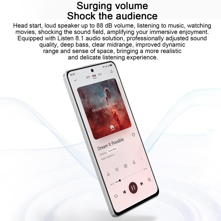 Huawei Enjoy 60 Pro 256GB MAO-AL00, China Version, Dual Back Cameras, Side Fingerprint Identification, 5000mAh Battery, 6.8 inch