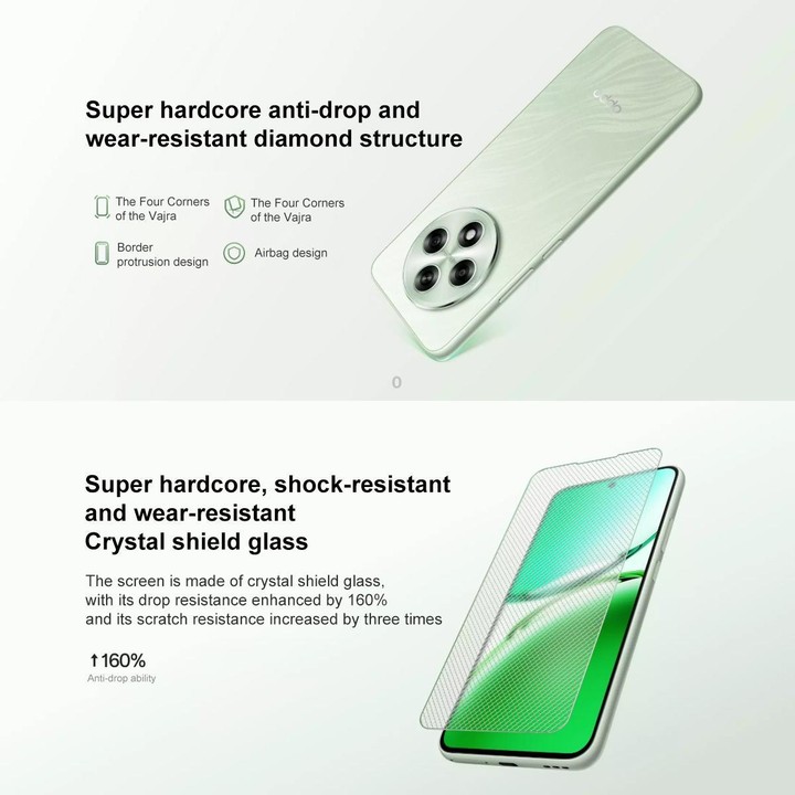 OPPO A3i Plus, 12GB+512GB, Screen Fingerprint, 6.7 inch ColorOS 14.0 Qualcomm Snapdragon 695 5G Octa Core, OTG, Network: 5G (Bla