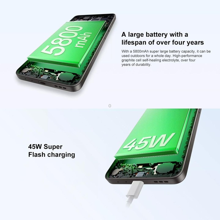 OPPO A5 Vitality 5G, 12GB+256GB, Side Fingerprint, 6.67 inch ColorOS 15.0 MediaTek Dimensity 6300 Octa Core, OTG, Network: 5G (G
