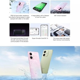 OPPO A5 Vitality 5G, 12GB+256GB, Side Fingerprint, 6.67 inch ColorOS 15.0 MediaTek Dimensity 6300 Octa Core, OTG, Network: 5G (G