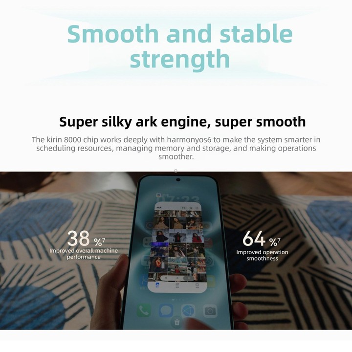 HUAWEI Enjoy 90 Pro Max, 8GB+128GB, Side Fingerprint, 6.84 inch HarmonyOS 6.0 Kirin 8000, OTG, Not Support Google Play(Gold)