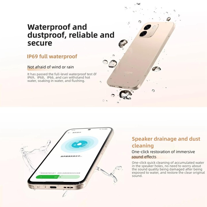 OPPO A6k 5G, 8GB+512GB, Side Fingerprint, 6.75 inch ColorOS 15 MediaTek Dimensity 6300 Octa Core, OTG, Network: 5G (Blue)