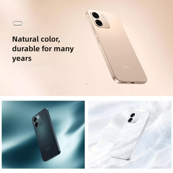 OPPO A6k 5G, 12GB+256GB, Side Fingerprint, 6.75 inch ColorOS 15 MediaTek Dimensity 6300 Octa Core, OTG, Network: 5G (Gold)