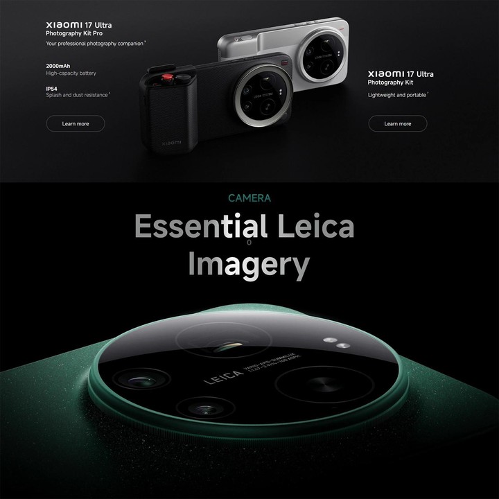 [HK Warehouse] Xiaomi 17 Ultra Global, 16GB+1TB, Ultrasonic Fingerprint, 6.9 inch Xiaomi HyperOS 3 Snapdragon 8 Elite Gen 5 Octa