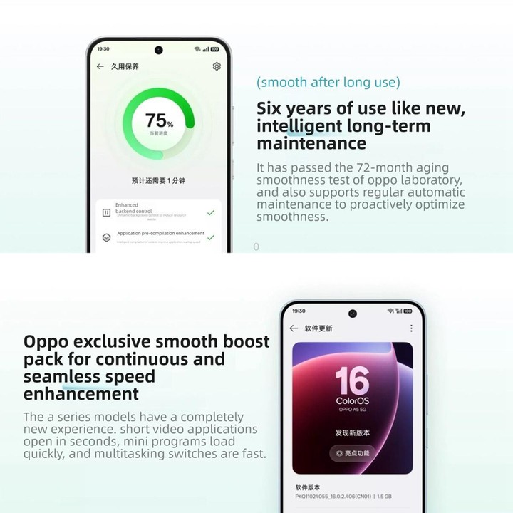 OPPO A6s Pro 5G, 12GB+256GB, Screen Fingerprint, 6.57 inch ColorOS 16.0 MediaTek Dimensity 6360 MAX Octa Core, NFC, OTG, Network