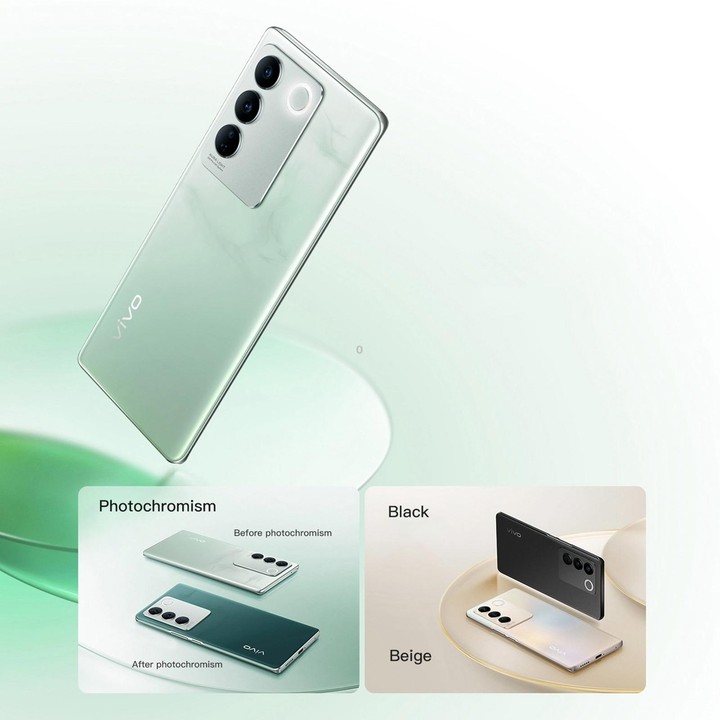 vivo S16 5G, 64MP Camera, 8GB+256GB, Triple Back Cameras, Srceen Fingerprint Identification, 4600mAh Battery, 6.78 inch Android