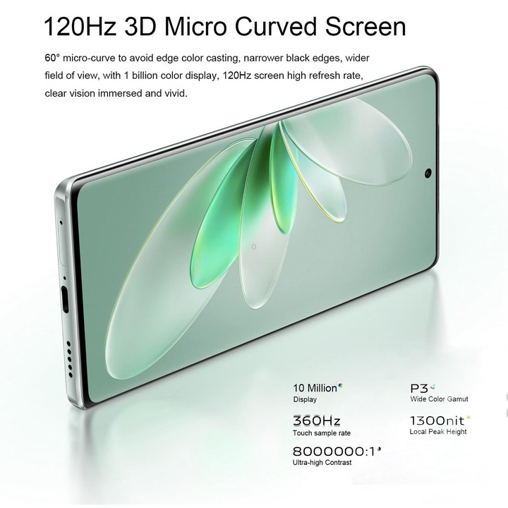 vivo S16 5G, 64MP Camera, 12GB+512GB, Triple Back Cameras, Srceen Fingerprint Identification, 4600mAh Battery, 6.78 inch Android