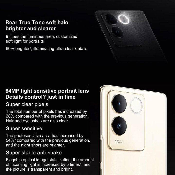 vivo S17e 5G, 64MP Camera, 12GB+256GB, Dual Back Cameras, Srceen Fingerprint Identification, 4600mAh Battery, 6.78 inch Android