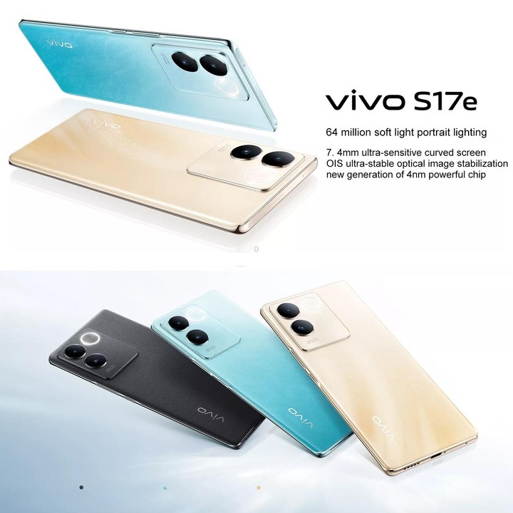 vivo S17e 5G, 64MP Camera, 12GB+256GB, Dual Back Cameras, Srceen Fingerprint Identification, 4600mAh Battery, 6.78 inch Android