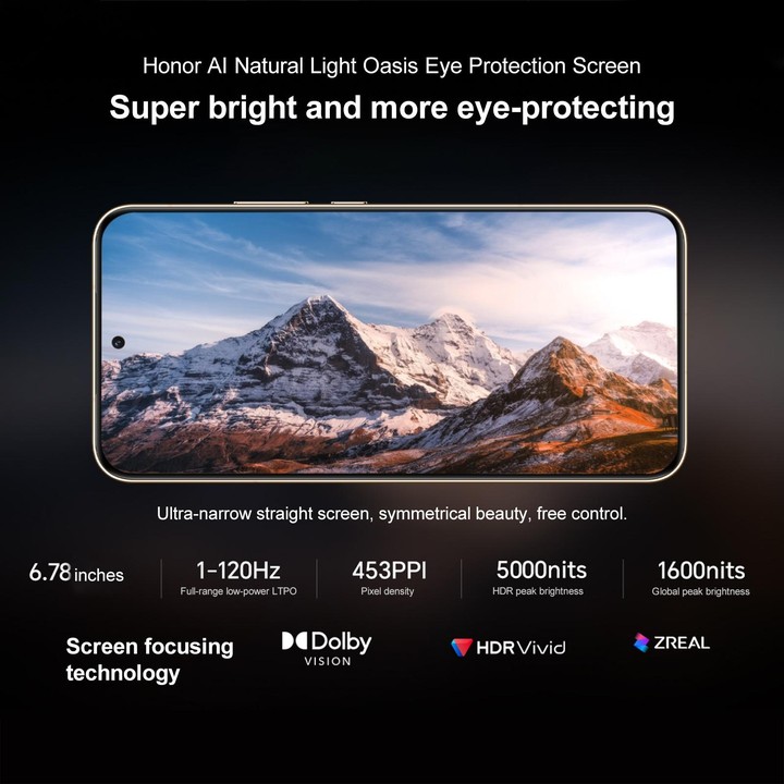 Honor Magic7, 12GB+512GB, Screen Fingerprint, 6.78 inch MagicOS 9.0 / Android 15 Snapdragon 8 Elite 3nm Octa Core, Network: 5G,