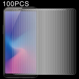 100 PCS 0.26mm 9H 2.5D Explosion-proof Tempered Glass Film for Galaxy A6s