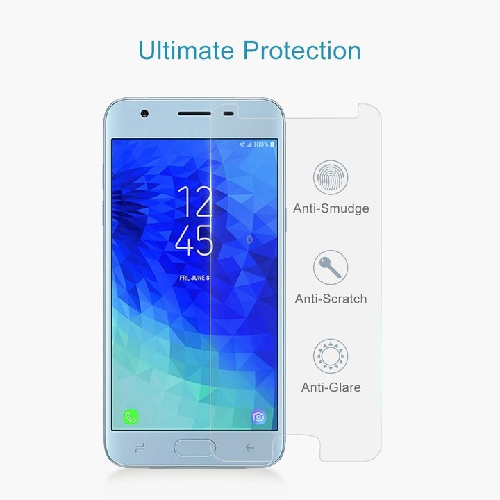 100PCS 9H 2.5D Tempered Glass Film for Galaxy J3 (2018)