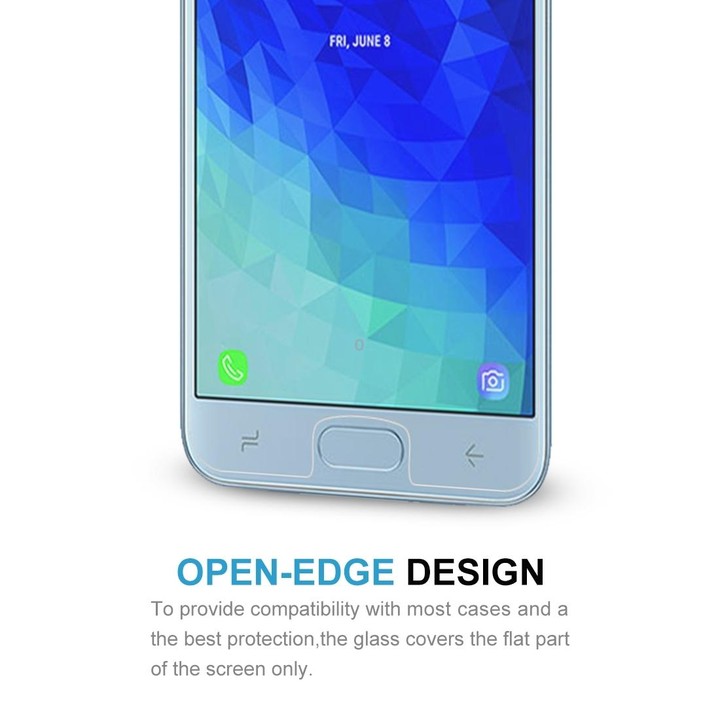 100PCS 9H 2.5D Tempered Glass Film for Galaxy J3 (2018)