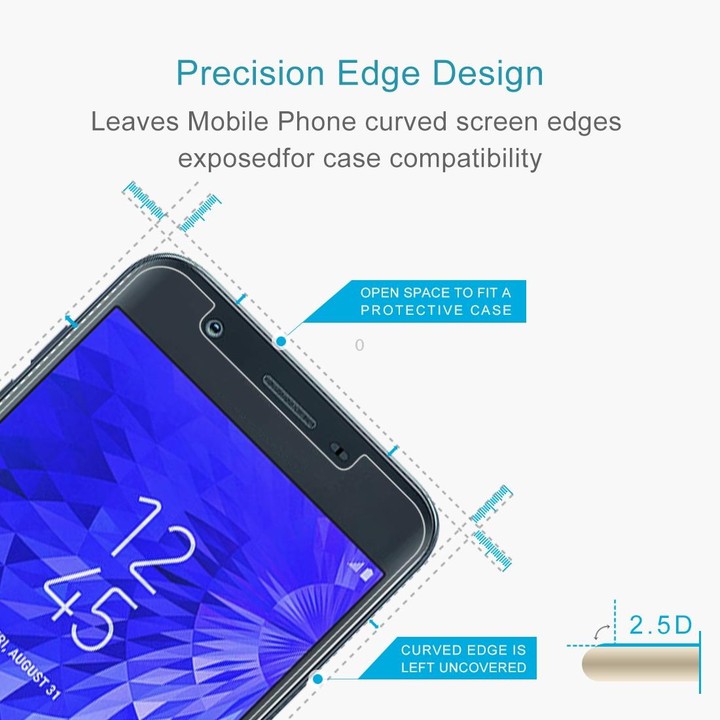 9H 2.5D Tempered Glass Film for Galaxy J7 (2018)