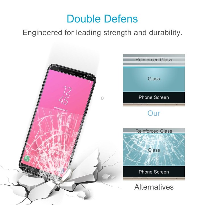 9H 2.5D Tempered Glass Film for Galaxy J8 (2018)