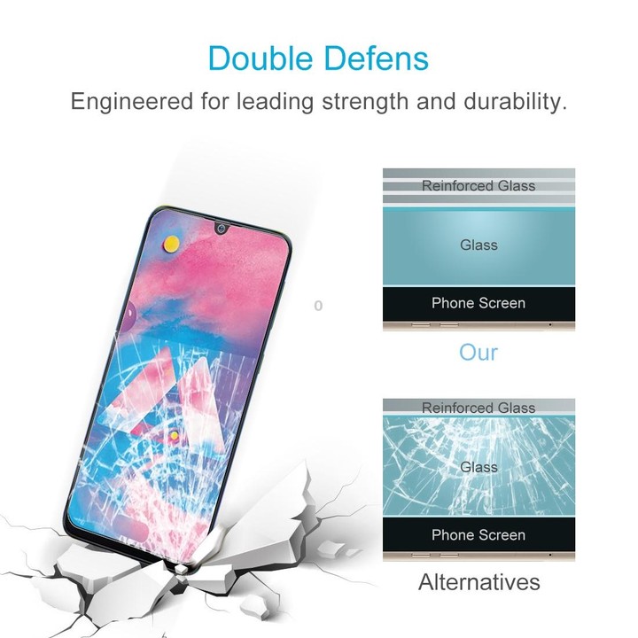 10 PCS 0.26mm 9H 2.5D Tempered Glass Film for Galaxy M30