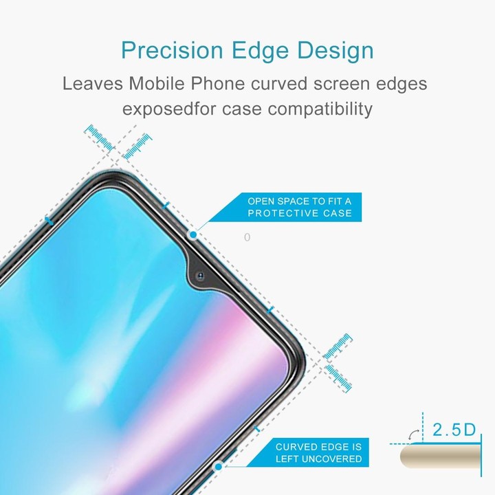 For Alcatel 1SE 2020 10 PCS 0.26mm 9H 2.5D Tempered Glass Film