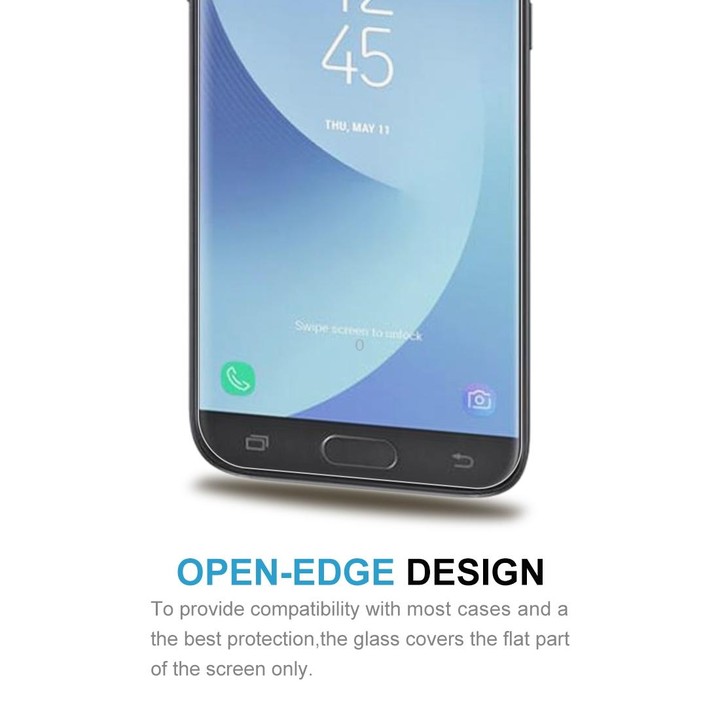 For Samsung Galaxy J5 (2017) /J5 Pro 50 PCS 0.26mm 9H 2.5D Tempered Glass Film