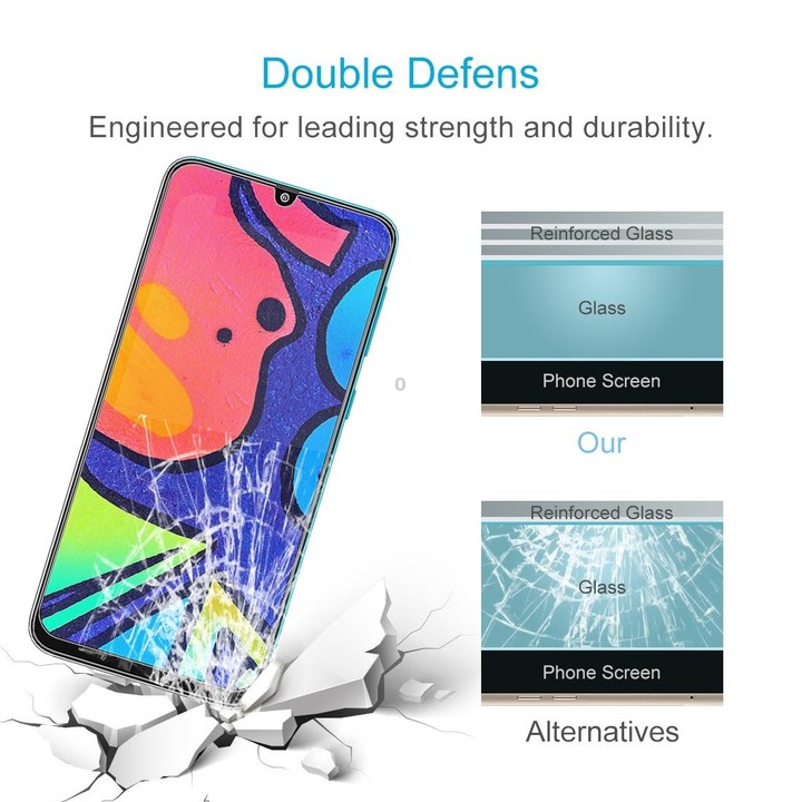 For Samsung Galaxy F41 10 PCS 0.26mm 9H 2.5D Tempered Glass Film