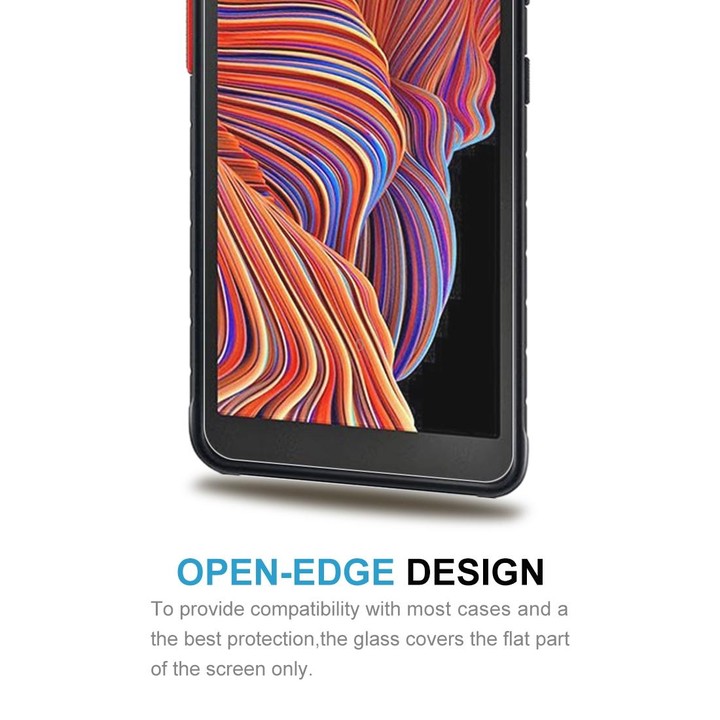 For Samsung Galaxy Xcover 5 0.26mm 9H Surface Hardness 2.5D Explosion-proof Tempered Glass Half Screen Film