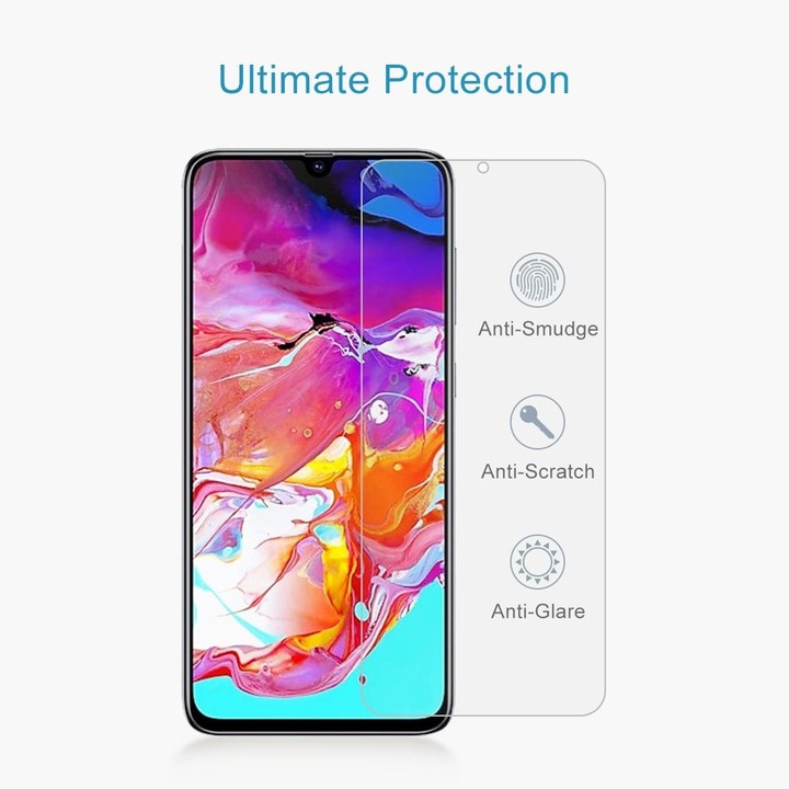 10 PCS 0.26mm 9H 2.5D Tempered Glass Film for Galaxy A70