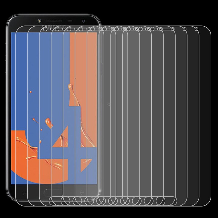 10 PCS 0.26mm 9H 2.5D Tempered Glass Film for Galaxy J4