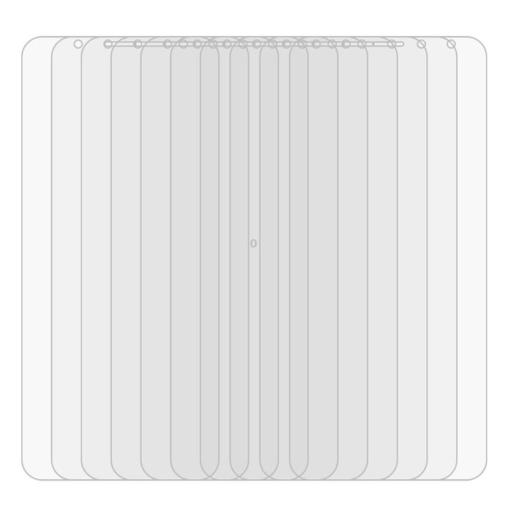 50 PCS 0.26mm 9H 2.5D Tempered Glass Film for Galaxy J6, No Retail Package